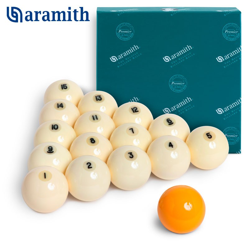Шары Aramith Premier Pyramid ø60,3мм желтый биток