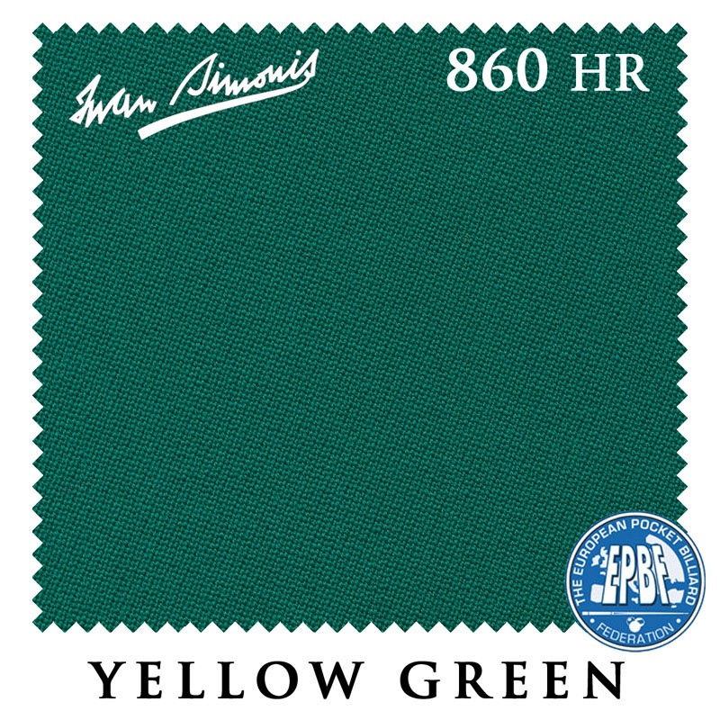 Сукно Iwan Simonis 860HR 198см Yellow Green