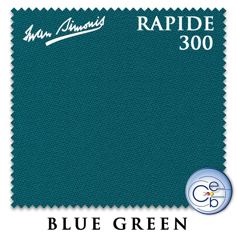 Сукно Iwan Simonis 300 Rapide Carom 195см Blue Green