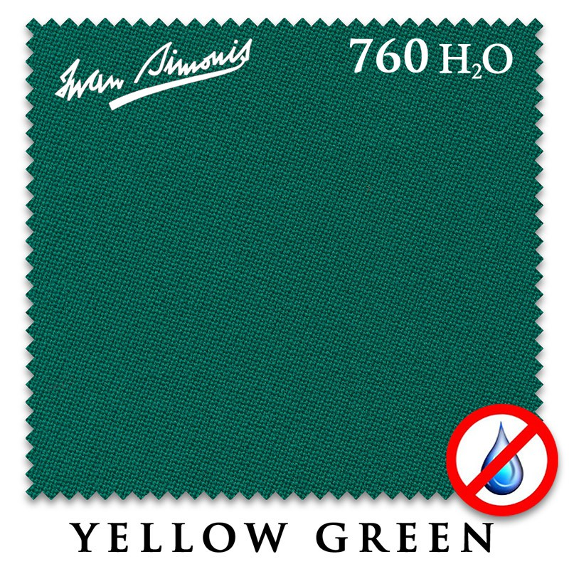 Сукно Iwan Simonis 760 H2O 195см Yellow Green
