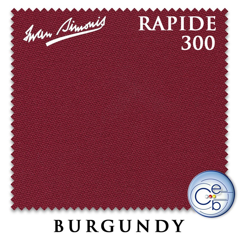 Сукно Iwan Simonis 300 Rapide Carom 195см Burgundy